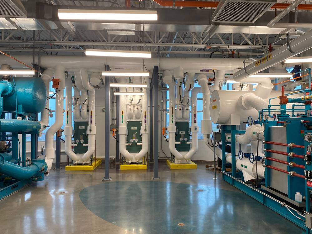 Mechanical room air handling equipment