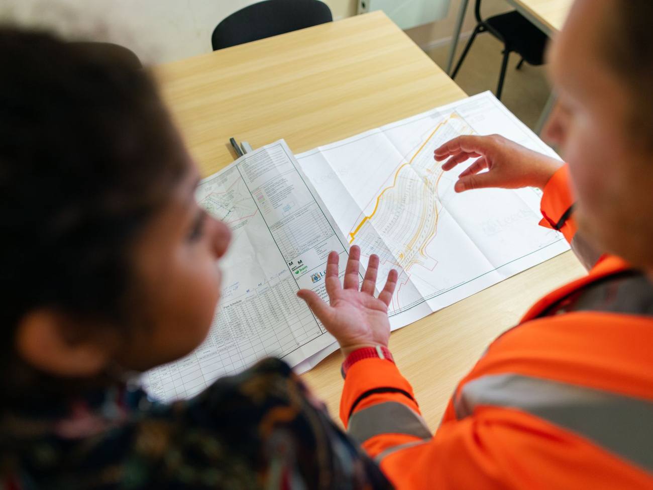 Submittal and shop drawing review on site