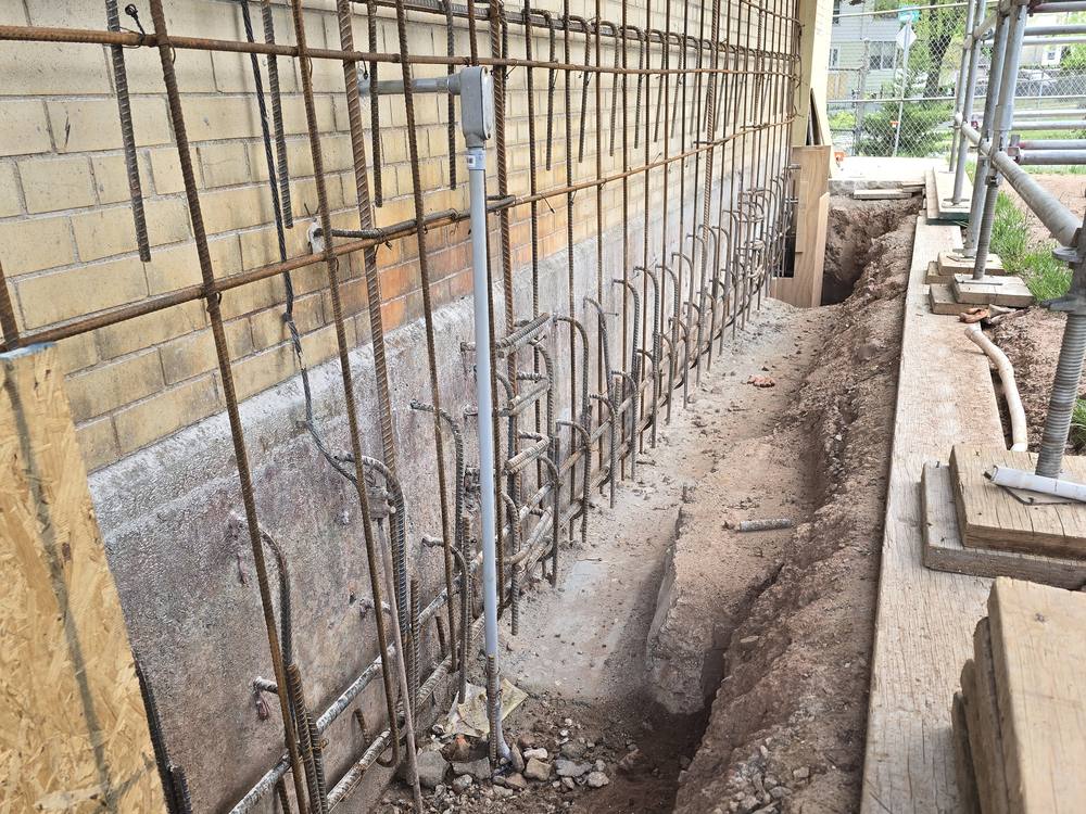 Seismic structural reinforcement at the East Orange boiler plant